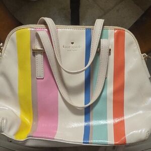 Kate Spade Colorful Striped Satchel